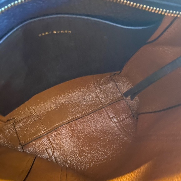 Tory Burch Black Small Perry Tote - Picture 9 of 12